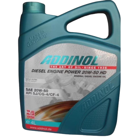 ADDINOL 20W-50 Super Star MX 2057 ACEA E2 SL 20W-50 SL PETROL ENGINE MOTOR OIL 4 LITRE