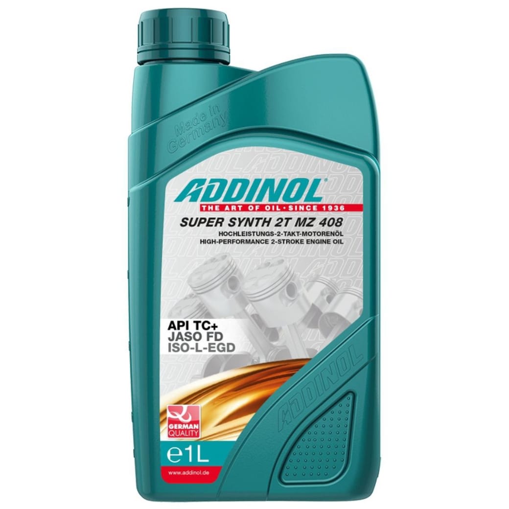 ADDINOL 2T Super Synth 2 T MZ 408 JASO FD (Fully Synthetic) JASO FB BIKE ENGINE MOTOR OIL 1 LITRE