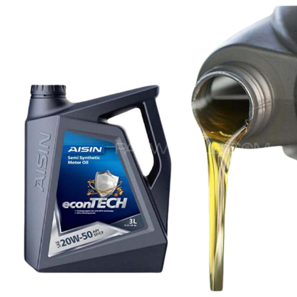 AISIN 20W-50 20W-50 SEMI SYNTHETIC (SF) MADE IN KOREA SF PETROL ENGINE MOTOR OIL 3 LITRE