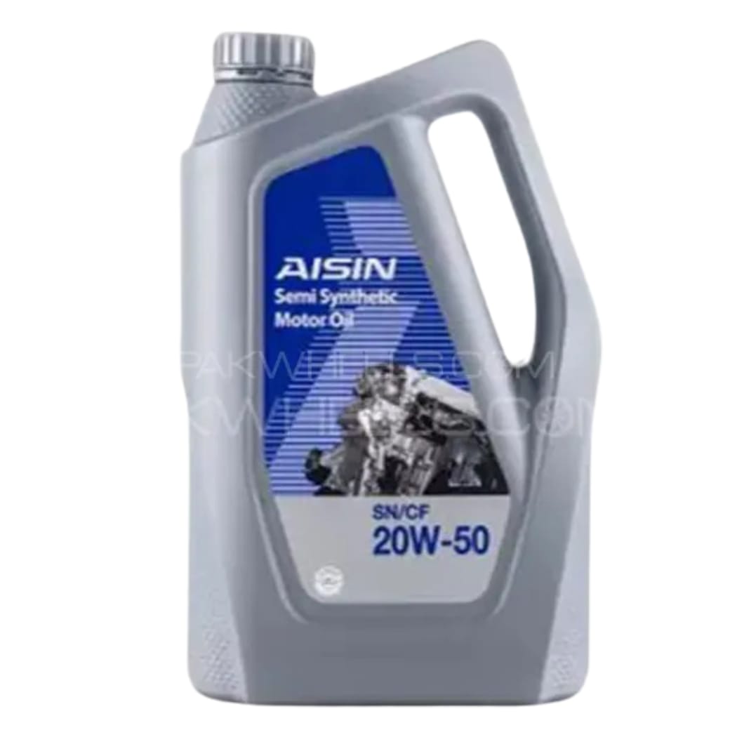 AISIN 20W-50 20W-50 SEMI SYNTHETIC (SN) MADE IN KOREA SN PETROL ENGINE MOTOR OIL 3 LITRE