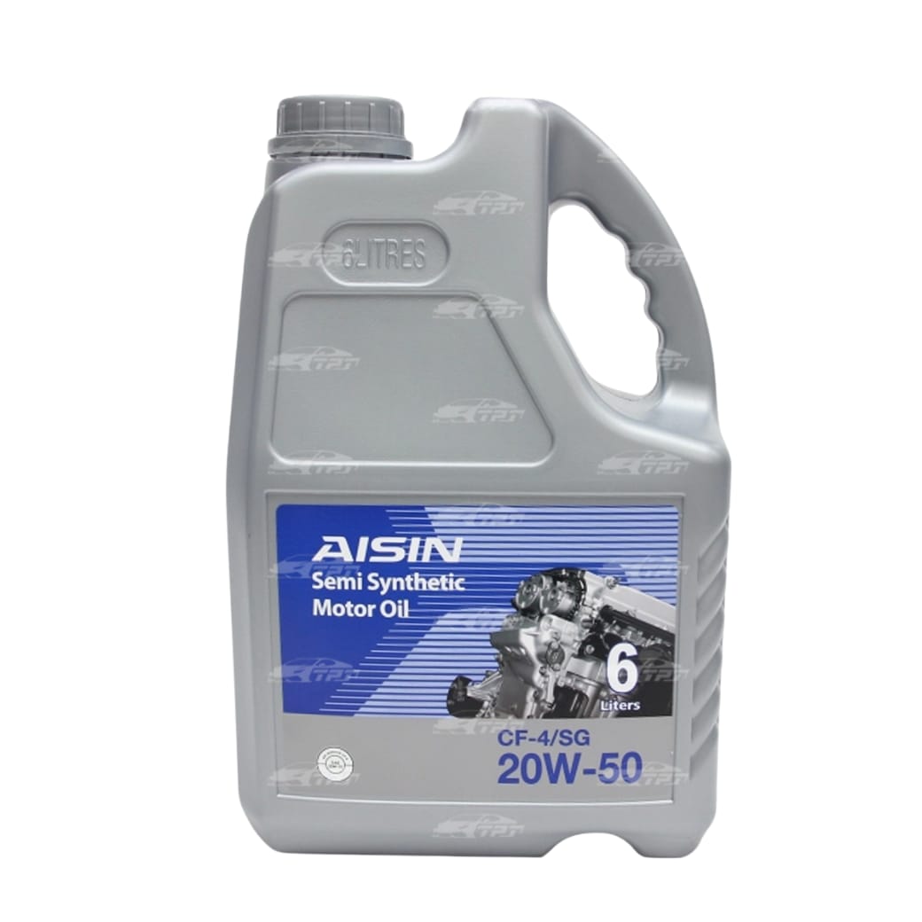 AISIN 20W-50 20W-50 CF-4/SG SEMI SYTHETIC MADE IN KOREA CF-4 DIESEL ENGINE MOTOR OIL 6 LITRE
