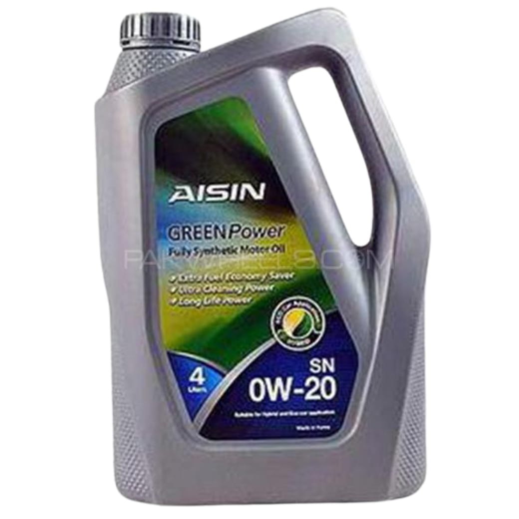 AISIN 0W-20 OW-20 FULLY SYENTHETIC-GREENERGY APPLICATIONS MADE IN KOREA SN+ PETROL ENGINE MOTOR OIL 4 LITRE