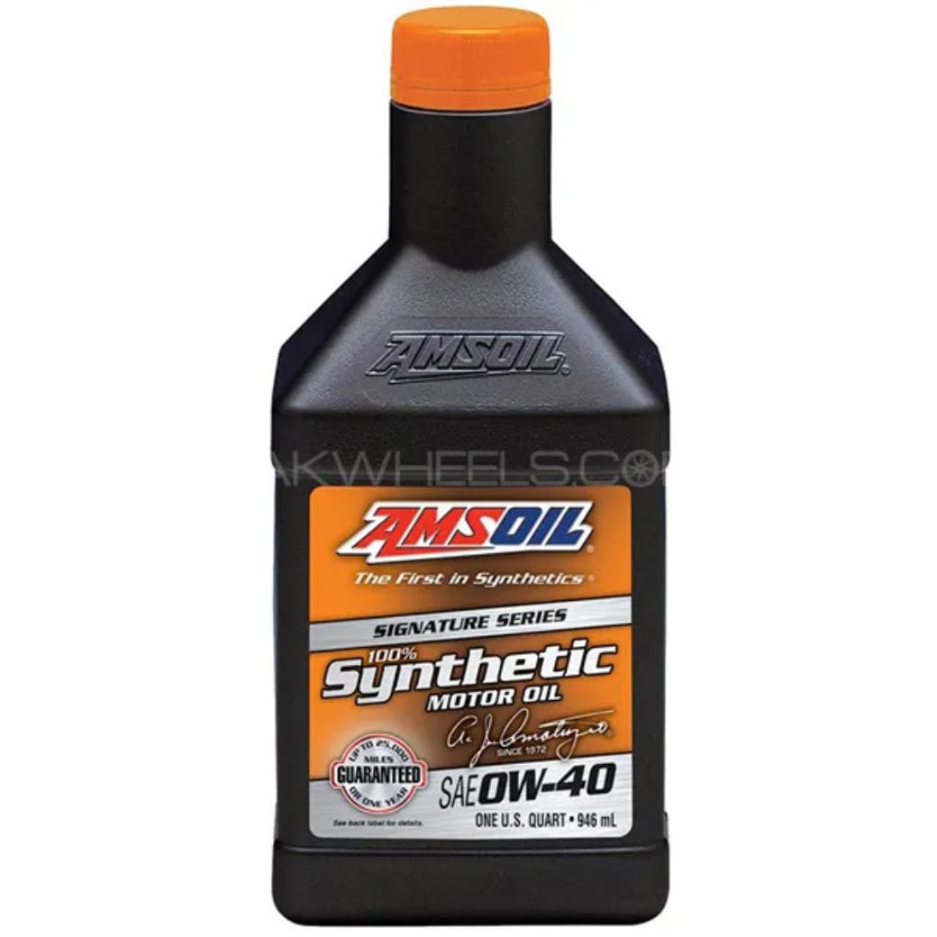AMSOIL 0W-40 Signature Series 0W-40 Synthetic Motor Oil SP SP PETROL ENGINE MOTOR OIL 1 LITRE