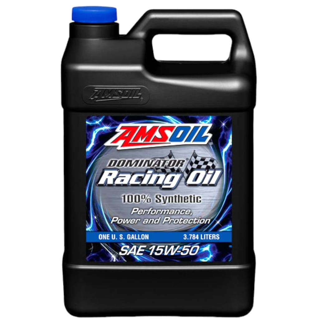 AMSOIL 15W-50 DOMINATOR RACING OIL 15W-50 ULTRA PERFORMANCE BIKE ENGINE MOTOR OIL 4 LITRE