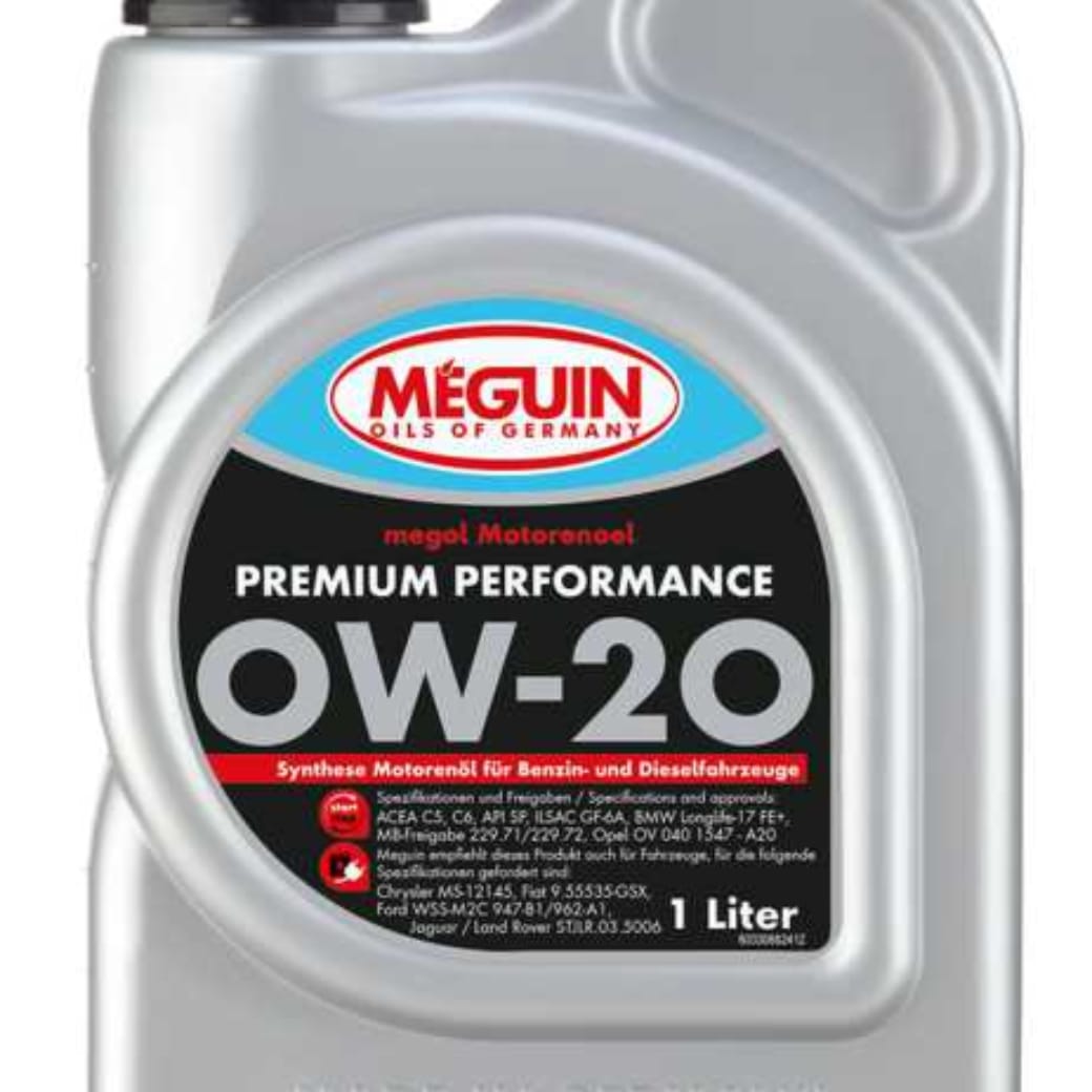 MEGUIN 0W-20 PREMIUM PERFORMANCE OW20 C5 (SP SP PETROL ENGINE MOTOR OIL 1 LITRE