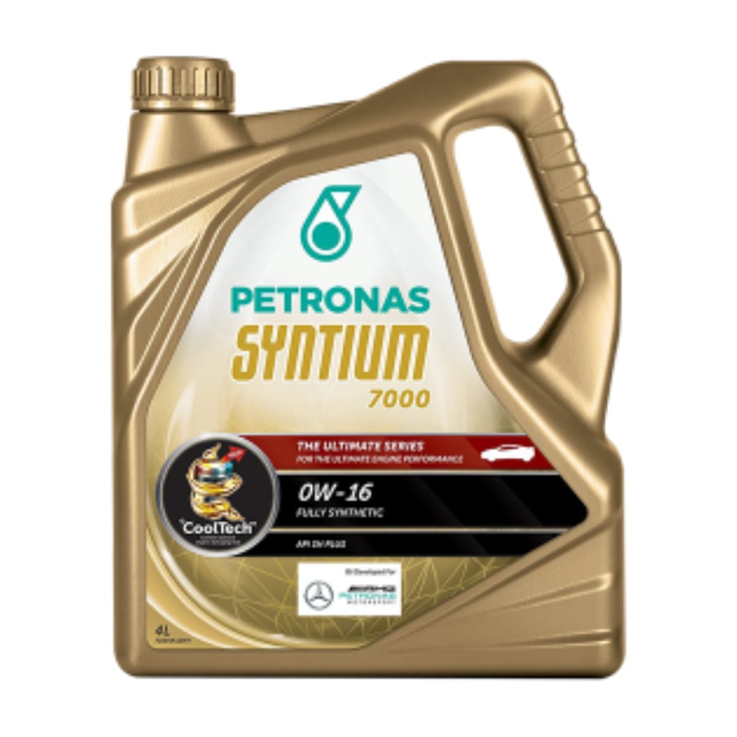 PETRONAS 0W-16 SYNTIUM 7000 0W-16 FOUR WHEELERS GASOLINE HYBIRD ENGINE OIL FULLY SYNTHETIC API SP SP PETROL ENGINE MOTOR OIL 4 LITRE