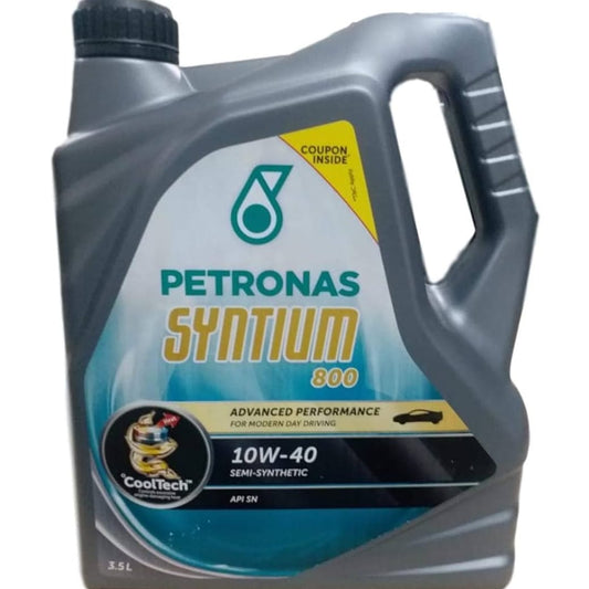 PETRONAS 10W-40 SYNTIUM 800 10W-40 ME FOUR WHEELERS GASOLINE ENGINE OIL SYNTHETIC API SN SN PETROL ENGINE MOTOR OIL 3 LITRE