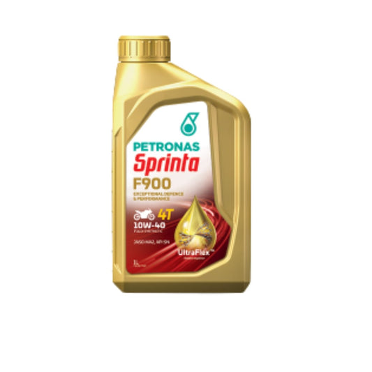 PETRONAS 10W-40 10W-40 Sprinta F 900 Fully Synthetic SN JASO MA2 BIKE ENGINE MOTOR OIL 1 LITRE