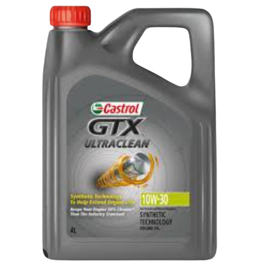 CASTROL10W-30GTX 10W-30 ULTRA CLEAN SN+PETROLENGINE MOTOR OIL4LITRE