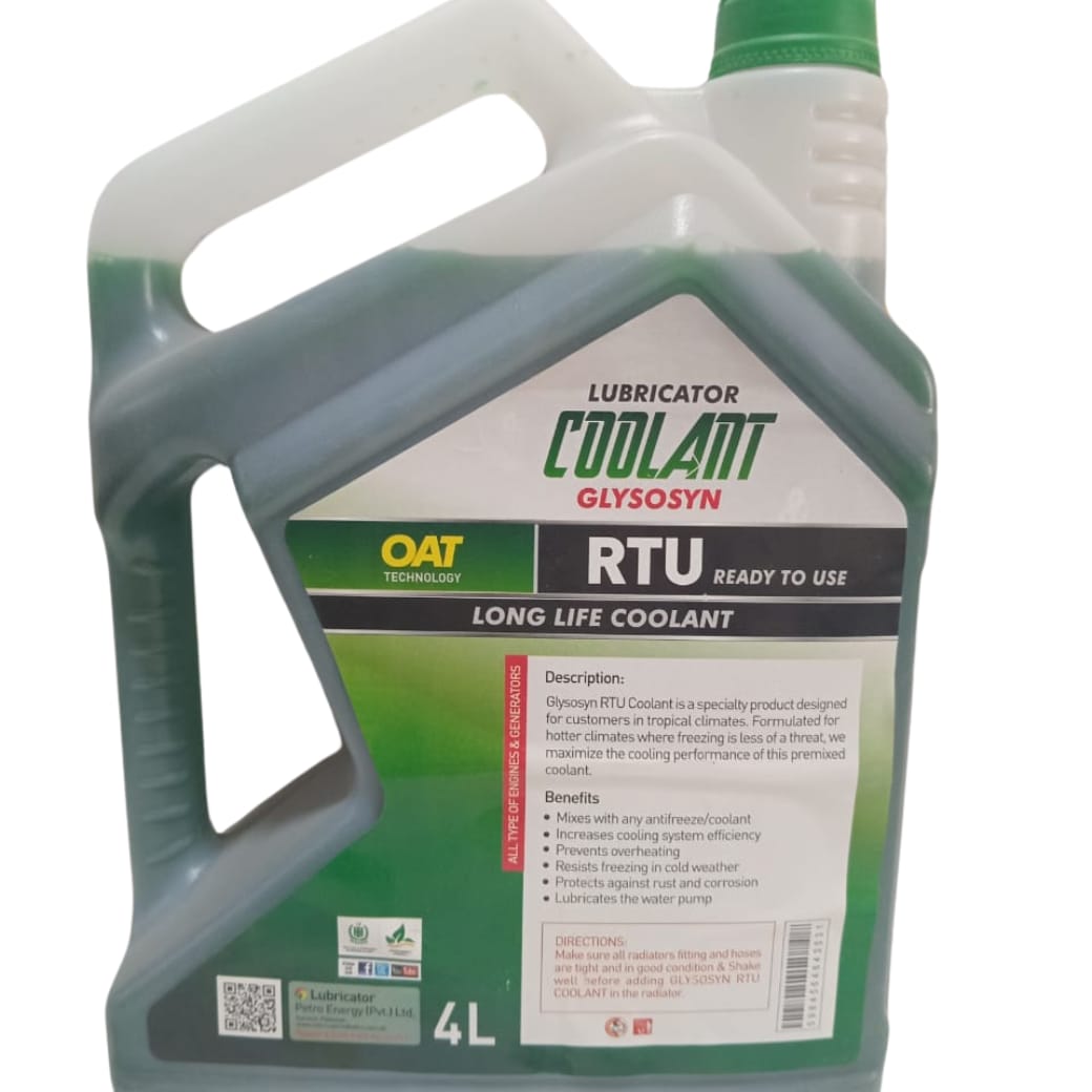 Lubricator GLYSOSYN ALL WEATHER COOLANT GREEN 4 liter