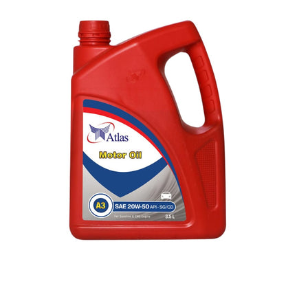 ATLAS  20W-50  MOTOR ENGINE OIL SAE 20W-50 API SG  SG  PETROL  ENGINE MOTOR OIL