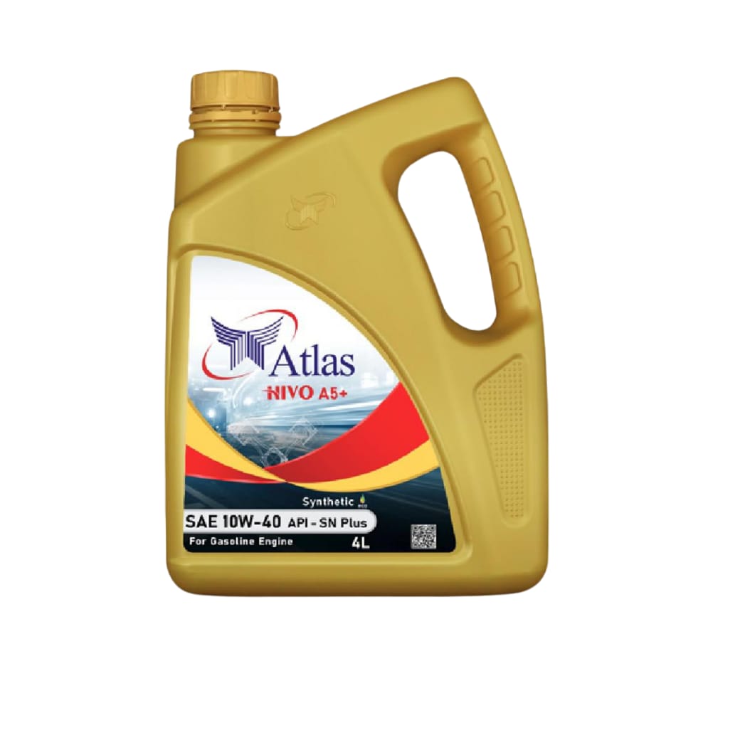 ATLAS  10W-40  MOTOR ENGINE OIL SAE 10W-40 API SN PLUS  SN+  PETROL  ENGINE MOTOR OIL