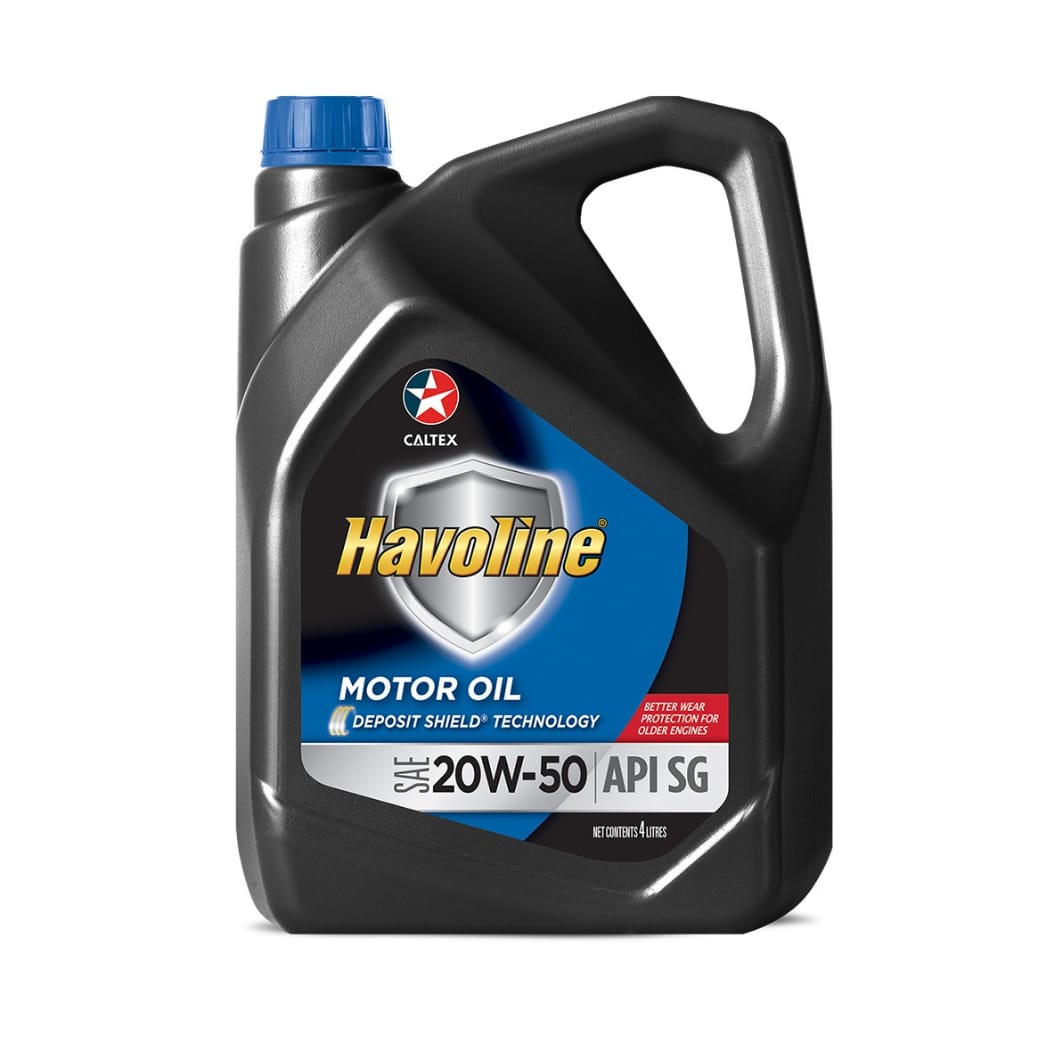 CALTEX  20W-50  Havoline Motor Oil SAE (20W-50) SG/CD  SG  PETROL  ENGINE MOTOR OIL