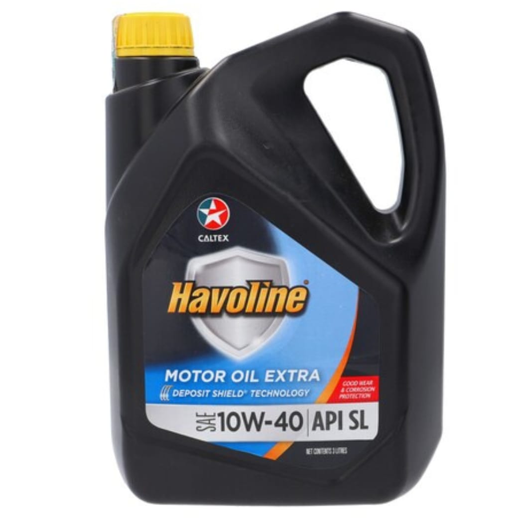 CALTEX  10W-40  Havoline Motor Oil SAE 10W-40 SL  SL  PETROL  ENGINE MOTOR OIL