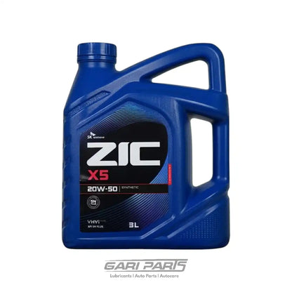 20W-50 ZIC X5 (HI FLOW) API SN PETROL ENGINE MOTOR OIL GENUINE BUY FROM GARIPARTS