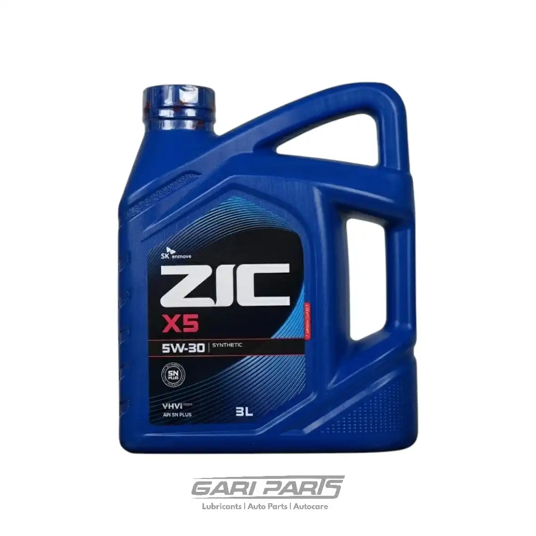 5W-30 ZIC X5 - API SN+ PETROL ENGINE MOTOR OIL GENUINE BUY FROM GARIPARTS
