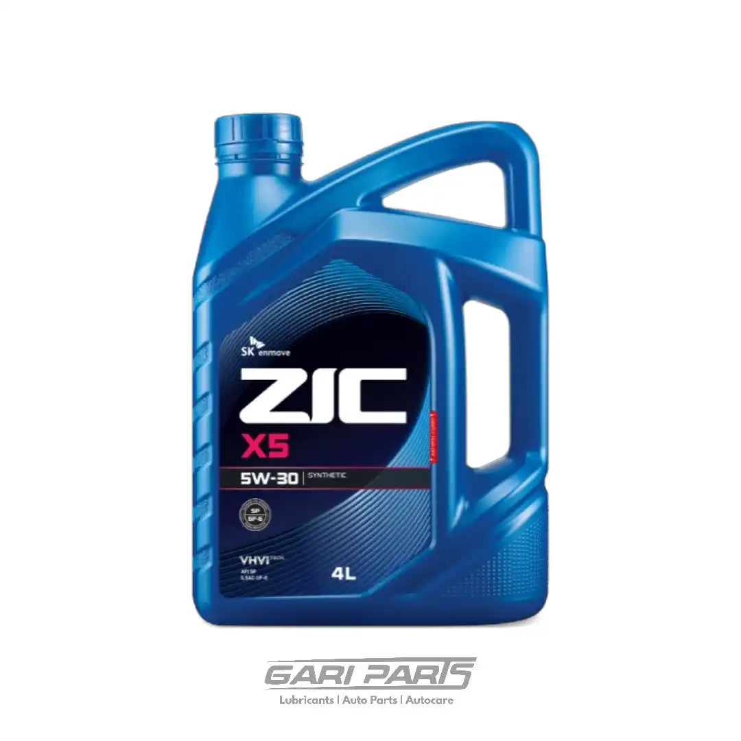 5W-30 ZIC X5 - API SN+ PETROL ENGINE MOTOR OIL GENUINE BUY FROM GARIPARTS