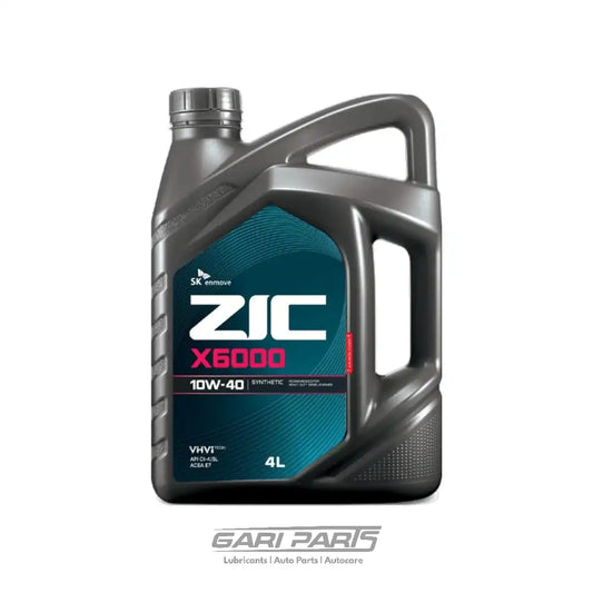 10W-40 ZIC X6000 DIESEL API CI-4 DIESEL ENGINE MOTOR OIL GENUINE BUY FROM GARIPARTS