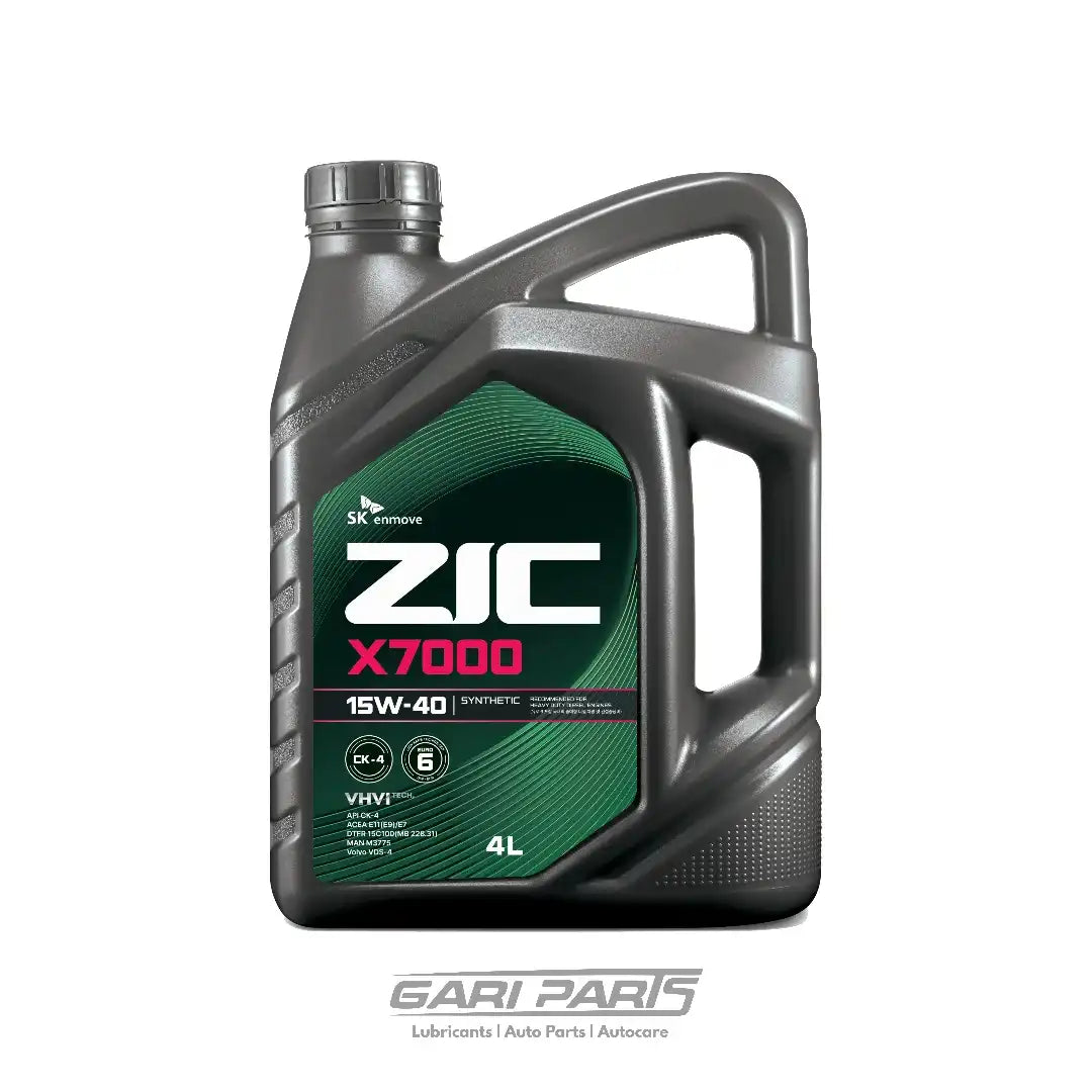 15W-40 ZIC X7000 API CI-4 DIESEL ENGINE MOTOR OIL GENUINE BUY FROM GARIPARTS
