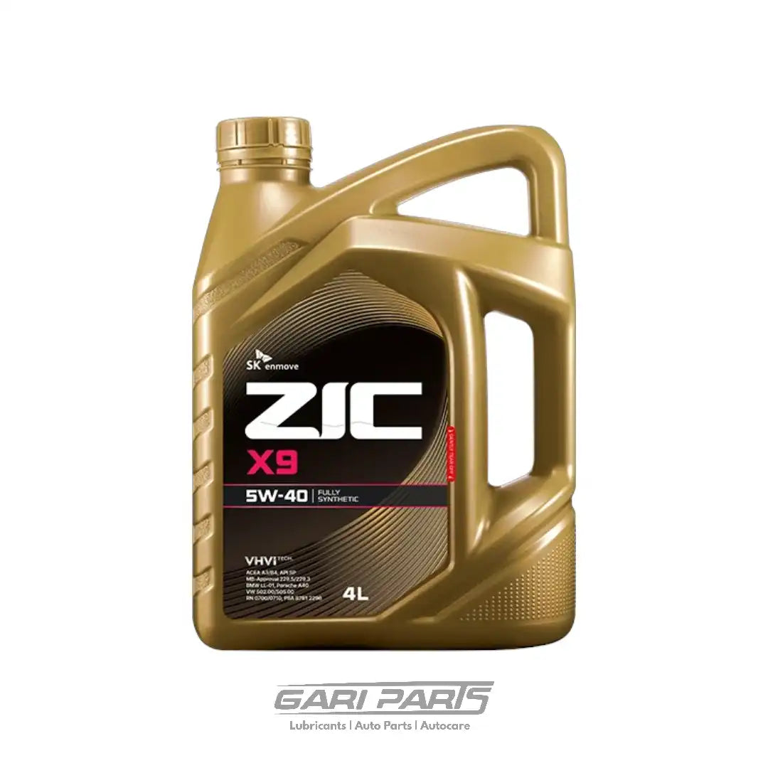 5W-40 ZIC X9 API SN PETROL ENGINE MOTOR OIL GENUINE BUY FROM GARIPARTS