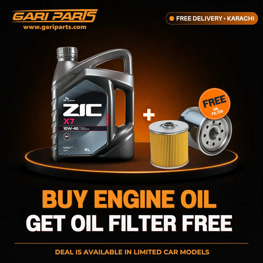 ZIC X7 10W-40 Engine Oil 4L Engine Oil + Free Oil Filter with Free Delivery in Karachi
