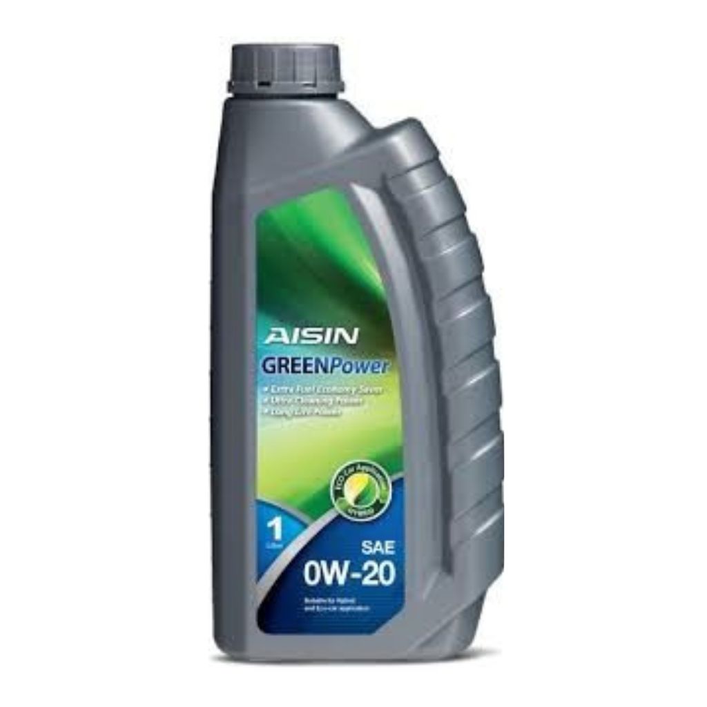 AISIN  0W-20  OW-20 FULLY SYENTHETIC-GREENERGY APPLICATIONS MADE IN KOREA  SN+  PETROL  ENGINE MOTOR OIL