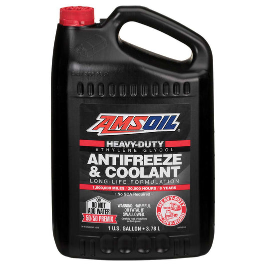 AMSOIL Long Life Coolant 50/50 Mix. CAR RED 3.78 liter