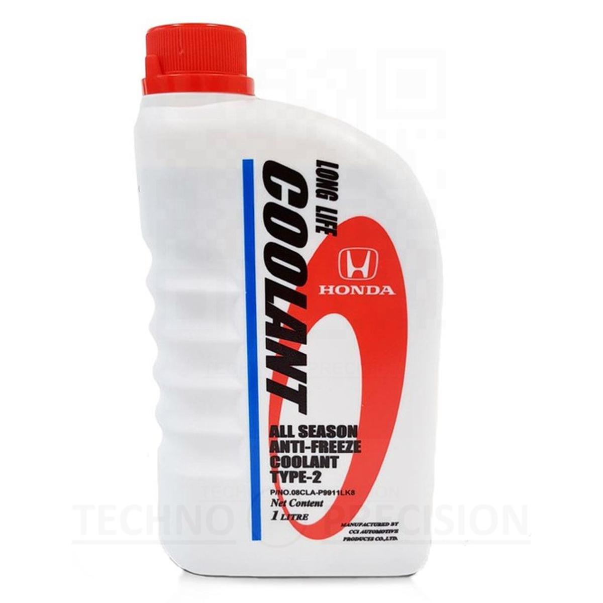 HONDA GENUINE COOLANT TYPE 2 BLUE 1 liter