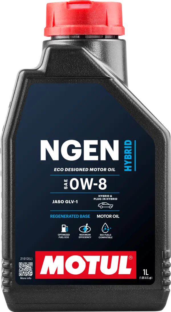 MOTUL 0W-8 8100 ESTER SERIES (PCMO) HYBRID 0W8 SP SP PETROL ENGINE MOTOR OIL 1 LITRE