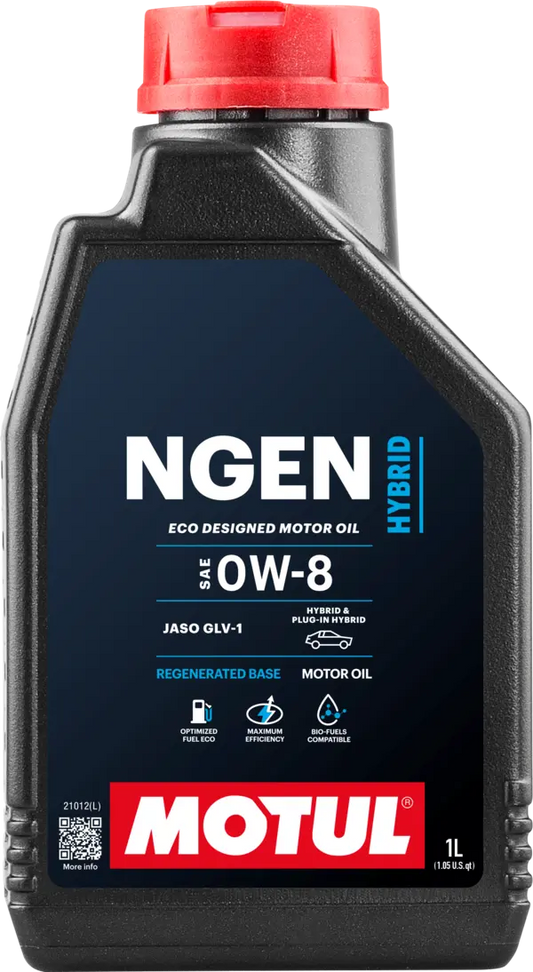MOTUL 0W-8 8100 ESTER SERIES (PCMO) HYBRID 0W8 SP SP PETROL ENGINE MOTOR OIL 1 LITRE