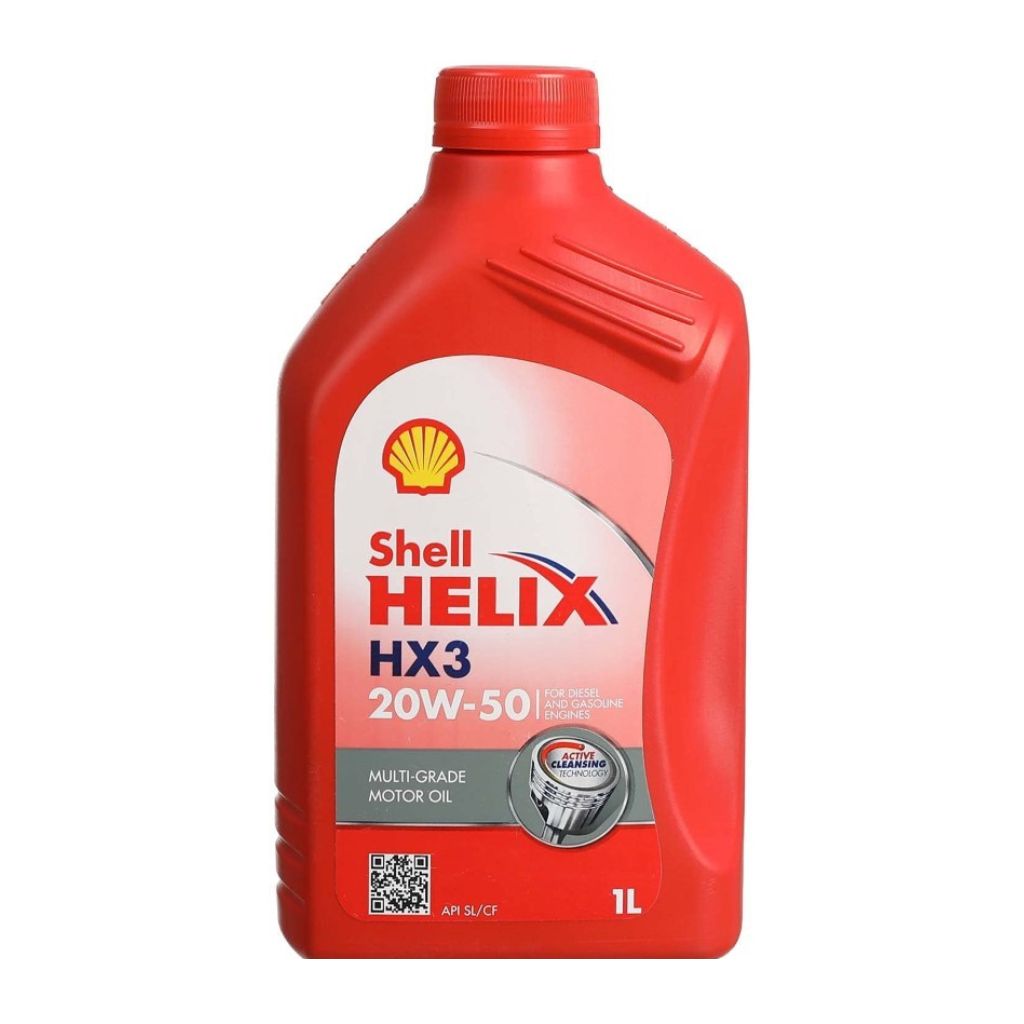 Shell   20W-50  HELIX HX3 20W-50 SL/CF  SL/CF  PETROL  ENGINE MOTOR OIL