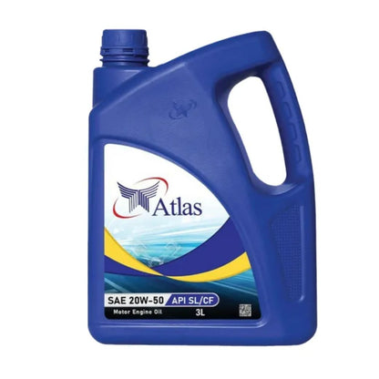 ATLAS  20W-50  MOTOR ENGINE OIL SAE 20W-50 API SL  SL  PETROL  ENGINE MOTOR OIL