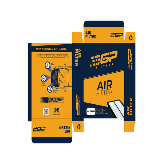 SUZUKI CULTUS EFI NEW 2011-2016 AIR FILTER GP BRAND (IMPORTED) 13780-82400 GPA-10153