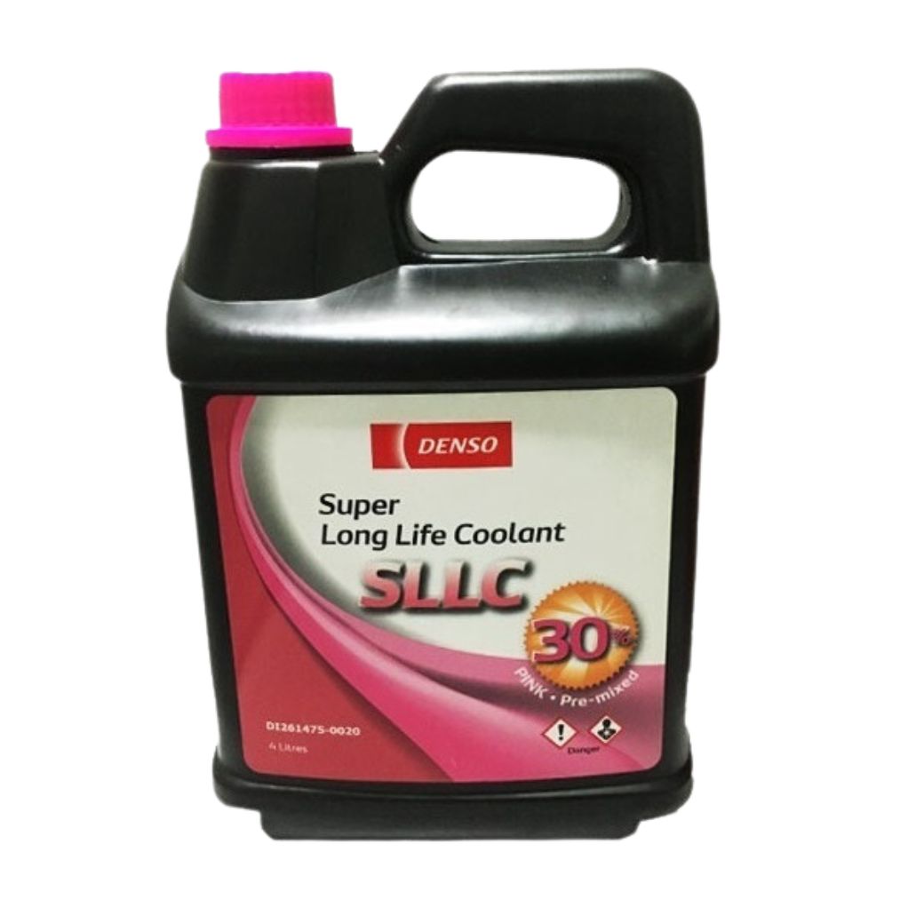 DENSO DI261475-0020-4L COOLANT-PINK SUPER LONG LIFE COOLAN SLLC (PINK) 4