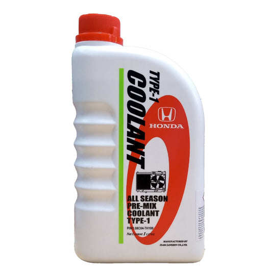 HONDA GENUINE 08C04-TH100 COOLANT-GREEN COOLANT TYPE 1 1LT