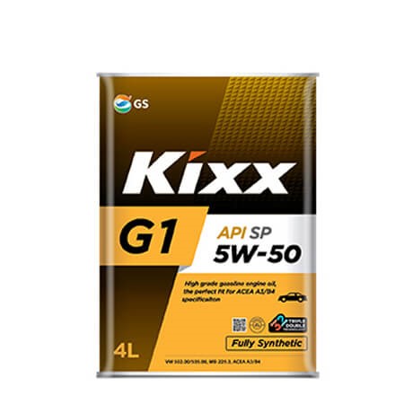 KIXX  5W-50  G-1, API SN 5W-50  SN  PETROL  ENGINE MOTOR OIL