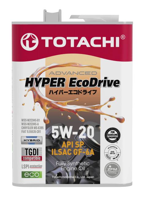 TOTACHI  5W-20  5W-20 API SP GF-6A HYPER ECODRIVE FULLY SYN  SP  PETROL  ENGINE MOTOR OIL