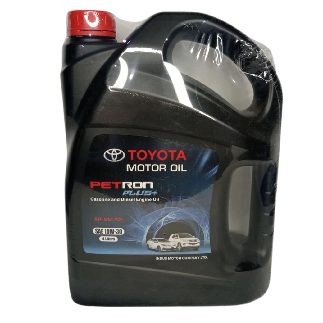 TOYOTA GENUINE   10W-30  PETRON PLUS 10W30 (SP/CF) NEW FULLY SYNTHETIC  SP  PETROL  ENGINE MOTOR OIL