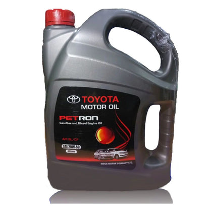 TOYOTA GENUINE   20W-50  PETRON 20W50  SL  PETROL  ENGINE MOTOR OIL