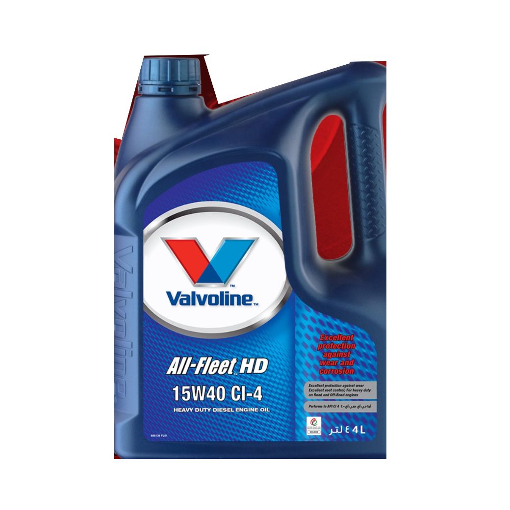 VALVOLINE  15W-40  All Fleet HD  15W-40 CI-4  CI-4  DIESEL  ENGINE MOTOR OIL  4  LITRE