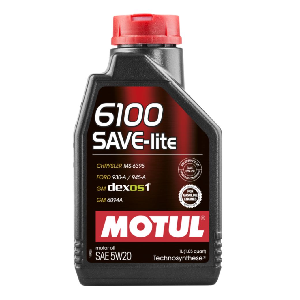 MOTUL  5W-20  6100 TECHNO SERIES SAVE-LITE 5W20 (Petrol & Diesel Lubricant) SP  SP  DIESEL  ENGINE MOTOR OIL