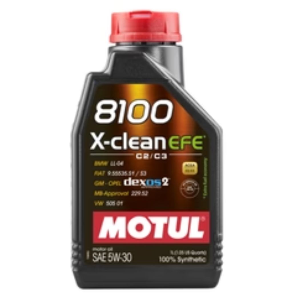 MOTUL  5W-30  8100 ESTER SERIES  (PCMO) X-CLEAN EFE 5W30 (Petrol & Diesel Lubricant) SN / C2- C3  SN  PETROL  ENGINE MOTOR OIL