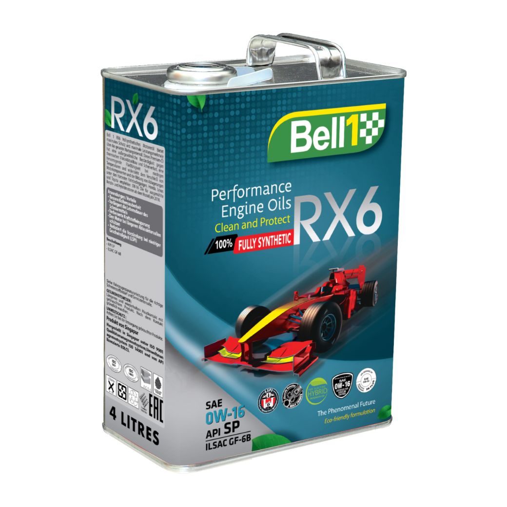 BELL1  0W-16  RX-6 0W-16 (Hybrid)  SN PLUS  SN+  PETROL  ENGINE MOTOR OIL